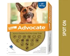 Bayer Advocate Spot On Large for Dogs 25–40kg 4ml Pack - PetMedicine.co
