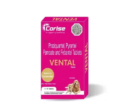 Corise Vental Dewormer Tablets for Dogs - Buy Online at PetMedicine.co