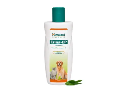 Himalaya Erina EP Tick & Flea Shampoo for Dogs & Cats, 200 ml