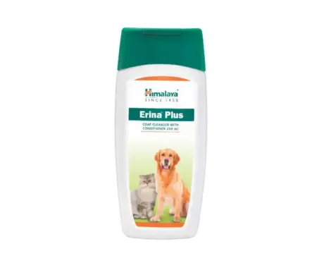 Himalaya Erina Plus Coat Cleanser with Conditioner, Dog & Cats, 200 ML