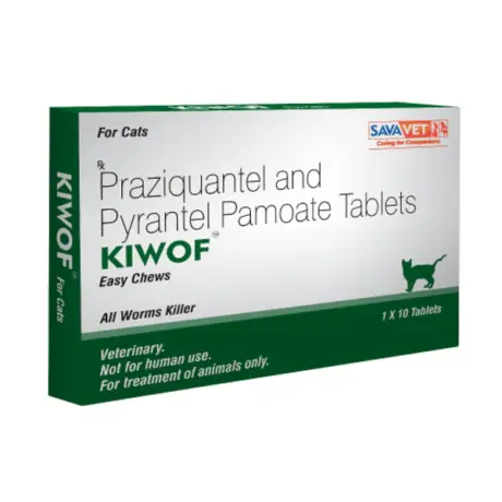 SAVAVET Kiwof Dewormer Cats and Kitten,10 Tablets at PetMedicine.co