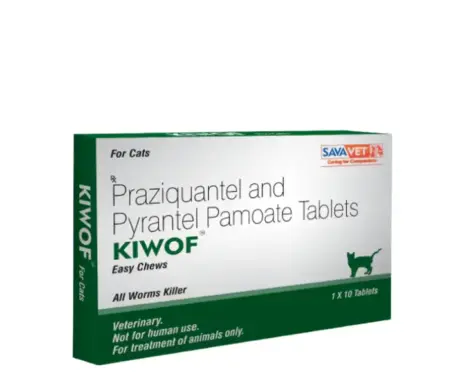 SAVAVET Kiwof Dewormer Cats and Kitten,10 Tablets at PetMedicine.co