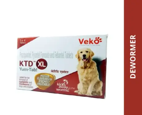 Veko KTD XL Yum Dewormer Tablets for Dogs - PetMedicine.co
