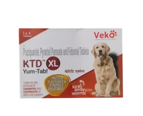 Veko KTD XL Yum Dewormer Tablets for Dogs - PetMedicine.co