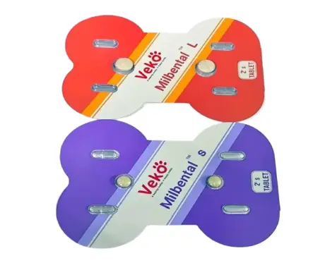 Veko Milbental Dewormer Tablets for Dogs 2 Tabs - PetMedicine.co