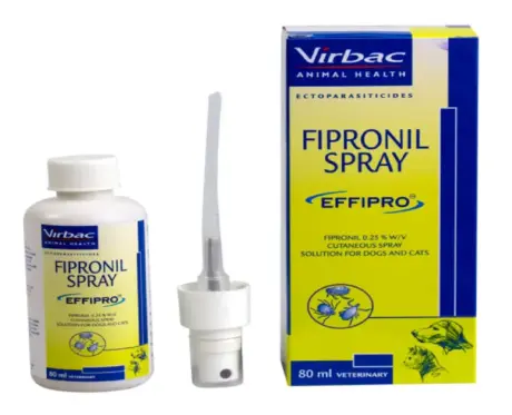 Virbac Effipro Tick and Flea Spray for Dogs 80ml PetMedicine.co