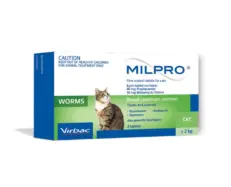 Virbac Milpro Dewormer for Cats Over 2kg – PetMedicine.co