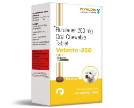 Trusted tick and flea chew Vivaldis Vetecto 250 – PetMedicine.co