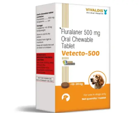 Buy Vivaldis Vetecto 500 oral tick solution for dogs online | PetMedicine.co