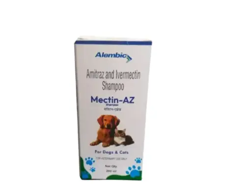 Alembic Mectin Az shampoo for dogs and cats 200ml - PetMedicine.co