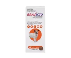 Bravecto 250 MG chewable flea and tick control for dogs PetMedicine.co