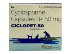 Corise Ciclopet 50 MG Tablet for Dogs and Cats PetMedicine.co