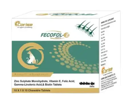 Corise Fecofol Z tablets for dogs and cats 60 count - PetMedicine.co