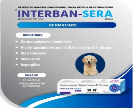 Buy Corise Interban Sera veterinary skin cream 20gm at PetMedicine.co
