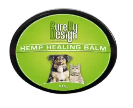 Cure By Design Hemp Healing Balm for Dogs and Cats 30gm PetMedicine.co
