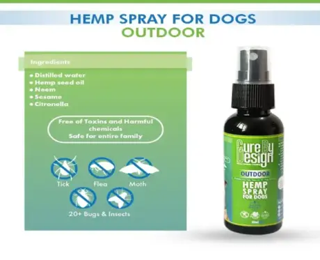 Natural Hemp Tick and Flea Spray for Dogs – PetMedicine.co