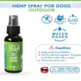 Cure by Design Hemp Outdoor Tick Flea Spray for Dogs 50ml at PetMedicine.co