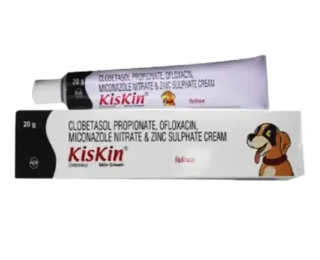 Intas Kiskin Cream for dogs and cats 20gm skin care PetMedicine.co