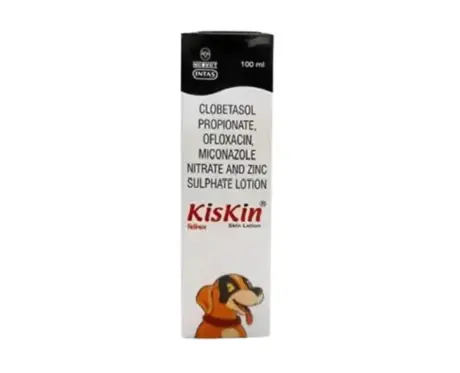 Intas Kiskin Lotion 100ml for Dogs and Cats - PetMedicine.co