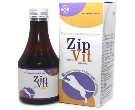 Intas Zipvit multivitamin supplement for dogs and cats 200ml - PetMedicine.co