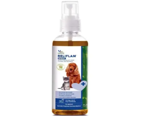 Buy Natural Remedies Reliflam Spray 75ml for Dogs and Cats Online – PetMedicine.co