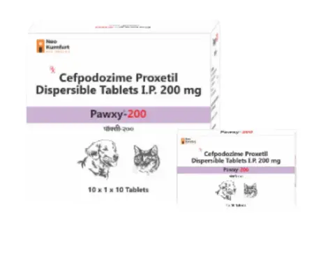 Neo Kumfurt Pawxy 200 MG tablet for dogs and cats – PetMedicine.co