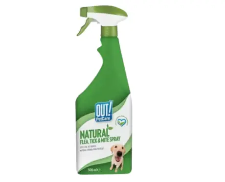 OUT! Natural Flea And Tick Spray for Dogs and Cats 500ml PetMedicine.co