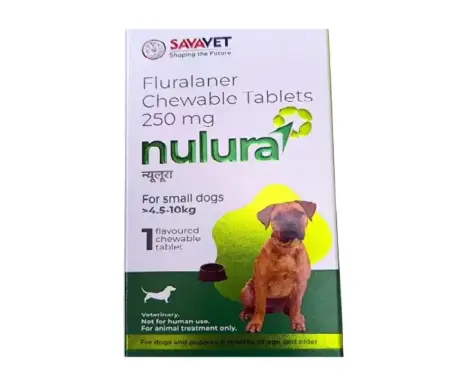 Savavet Nulura Small tick and flea tablet for dogs 4.5-10kg - PetMedicine.co