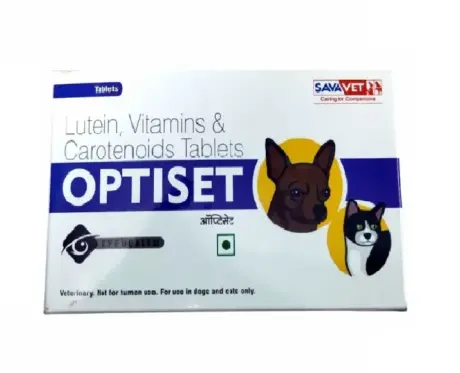 Buy Savavet Optiset eye care tablets for pets – PetMedicine.co