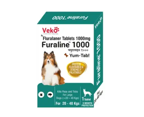Veko Furaline Fluralaner 1000 MG chewable tablet for large dogs – PetMedicine.co