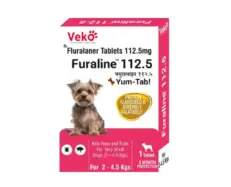 Veko Furaline Fluralaner 112.5 MG chewable tablet for small dogs – PetMedicine.co