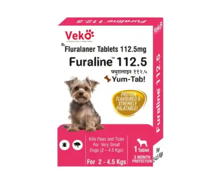 Veko Furaline Fluralaner 112.5 MG chewable tablet for small dogs – PetMedicine.co
