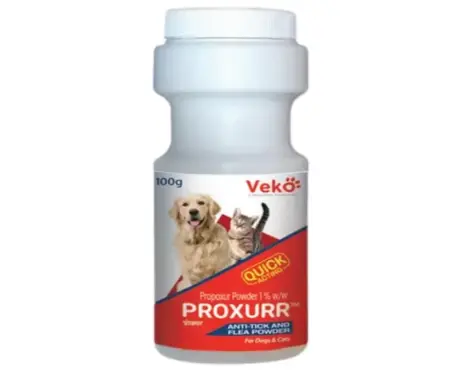 Veko Proxurr Tick Powder for Dogs and Cats 100GM – PetMedicine.co