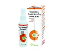 Vetoquinol Dermichlor antibacterial antifungal spray for dogs and cats 100ml – PetMedicine.co