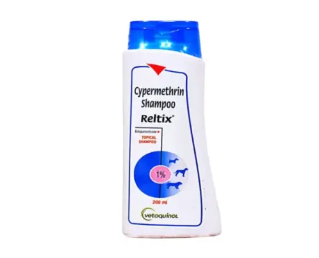 Vetoquinol Reltix Tick & Flea Shampoo for Dogs 200ml PetMedicine.co