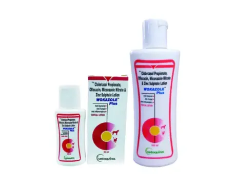Vetoquinol Wokazole Plus Lotion for Dogs and Cats - PetMedicine.co
