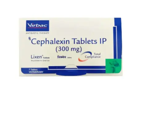 Virbac Lixen Palatab Cephalexin for Dogs & Cats 7 Tablets - PetMedicine.co