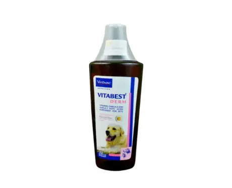Virbac Vitabest Derm Omega 3 & 6 syrup for Dogs & Cats 250ml – PetMedicine.co