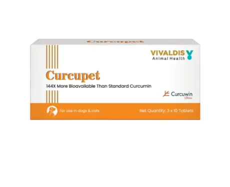 Vivaldis Curcupet tablets for dogs & cats joint care – PetMedicine.co