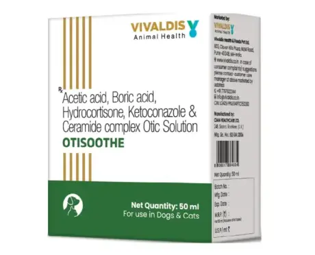 Vivaldis Otisoothe ear drops for dogs and cats - PetMedicine.co