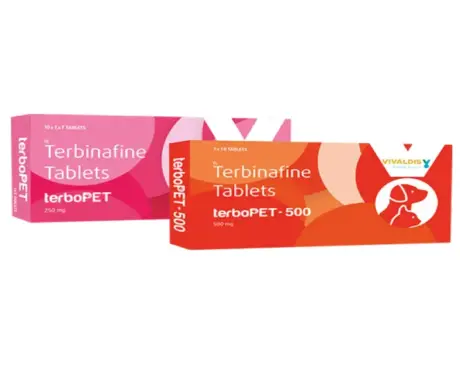 Buy Vivaldis Terbopet 500 MG antifungal tablets online at PetMedicine.co