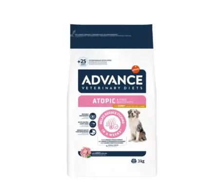Affinity Advance Atopic with Rabbit Dog Food 3kg – PetMedicine.co