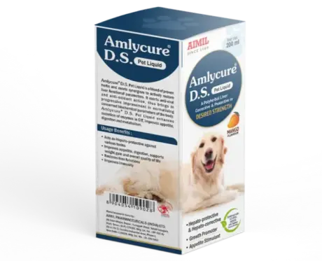 Buy Aimil Amlycure liver care liquid for pets online at PetMedicine.co
