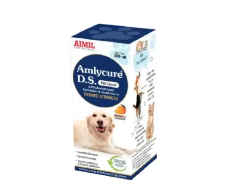 Aimil Amlycure pet liquid for dogs and cats 200ml supplement - PetMedicine.co