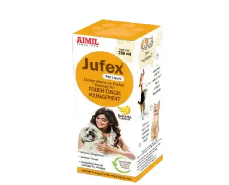 Aimil Jufex Cough management Pets 100ml for Dogs & Cats – PetMedicine.co