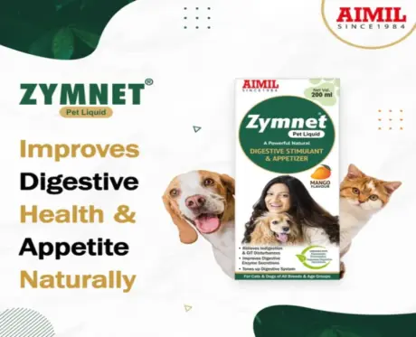 Buy Aimil Zymnet Plus digestive care drops for pets PetMedicine.co