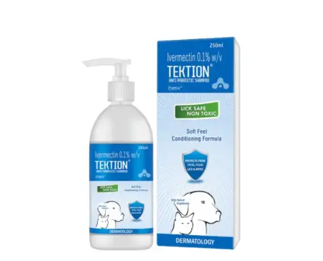 Aranex Tektion Anti Parasitic Shampoo for cats and dogs 250ml – PetMedicine.co