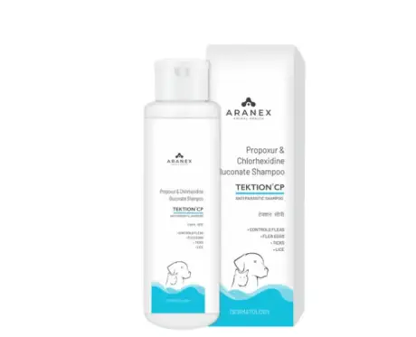 Aranex Tektion CP Anti Parasitic & Anti Bacterial Shampoo for Cats and Dogs – PetMedicine.co