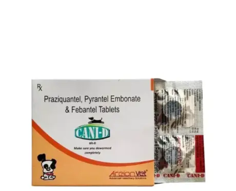 Areion Vet Cani D Deworming Tablets for Dogs 4 Pack – PetMedicine.co