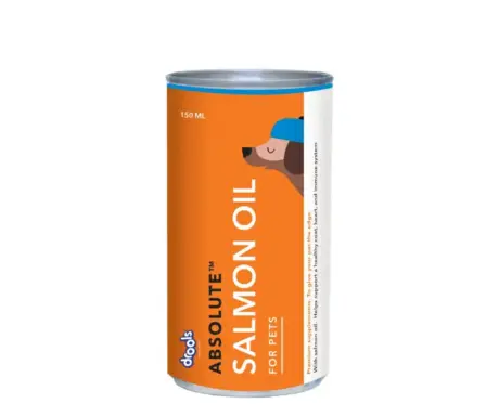 Drools Absolute Salmon Oil supplement for dogs shiny coat PetMedicine.co